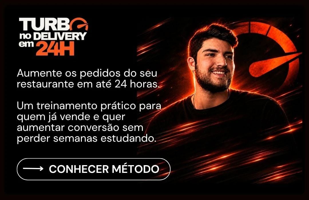 Turbo no Delivery em 24h — Conhecer método